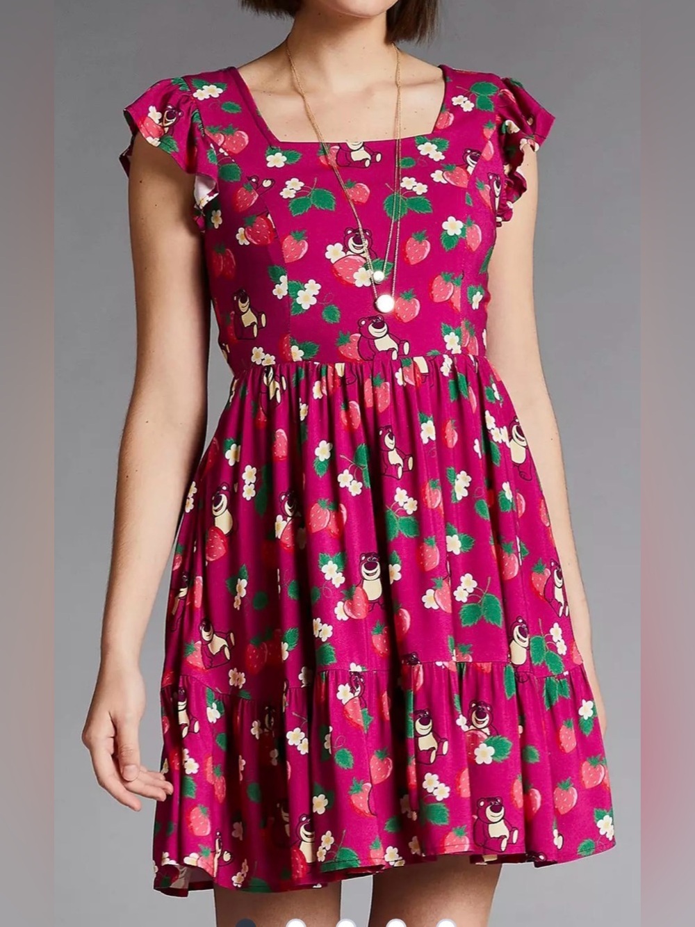 Disney Lotso and strawberries dress